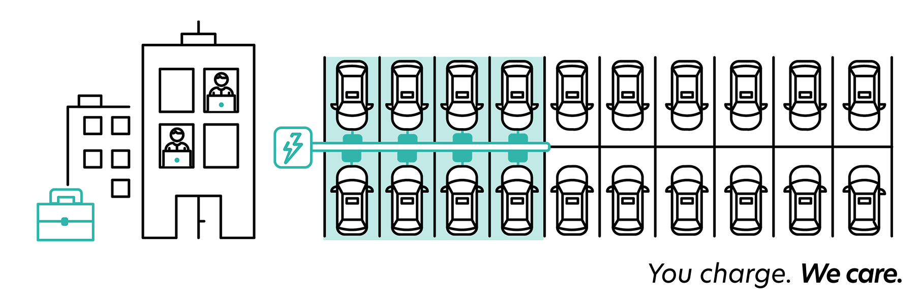Bürogebäude illustration