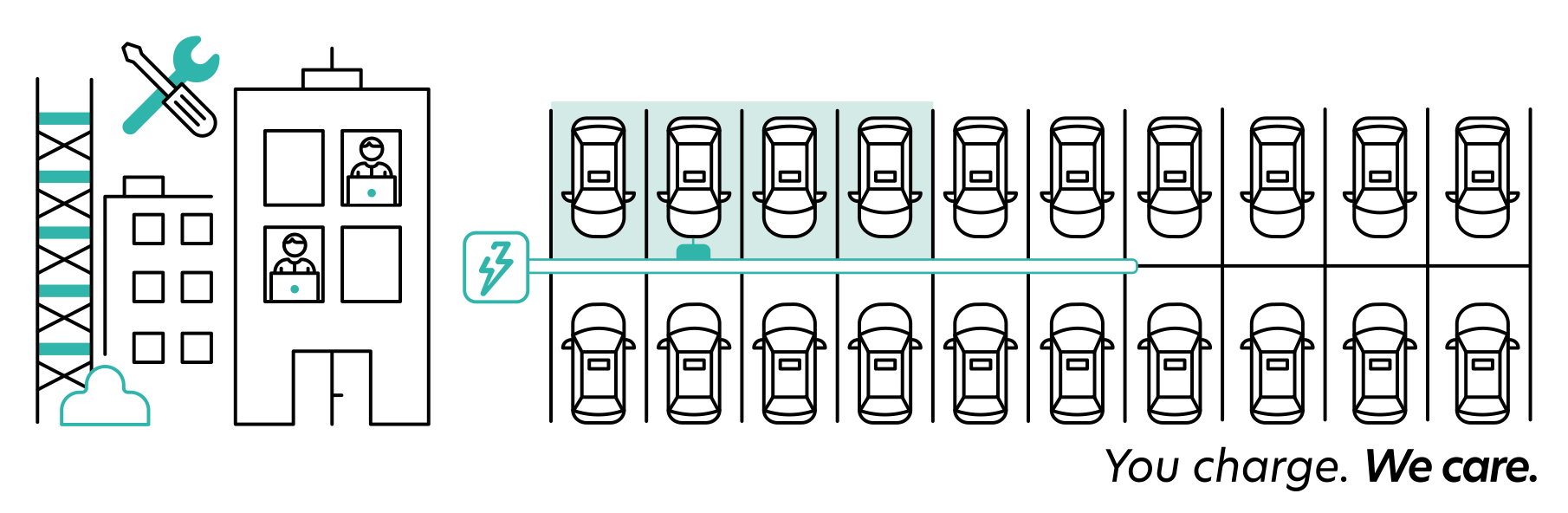 Nichtwohngebäude illustration